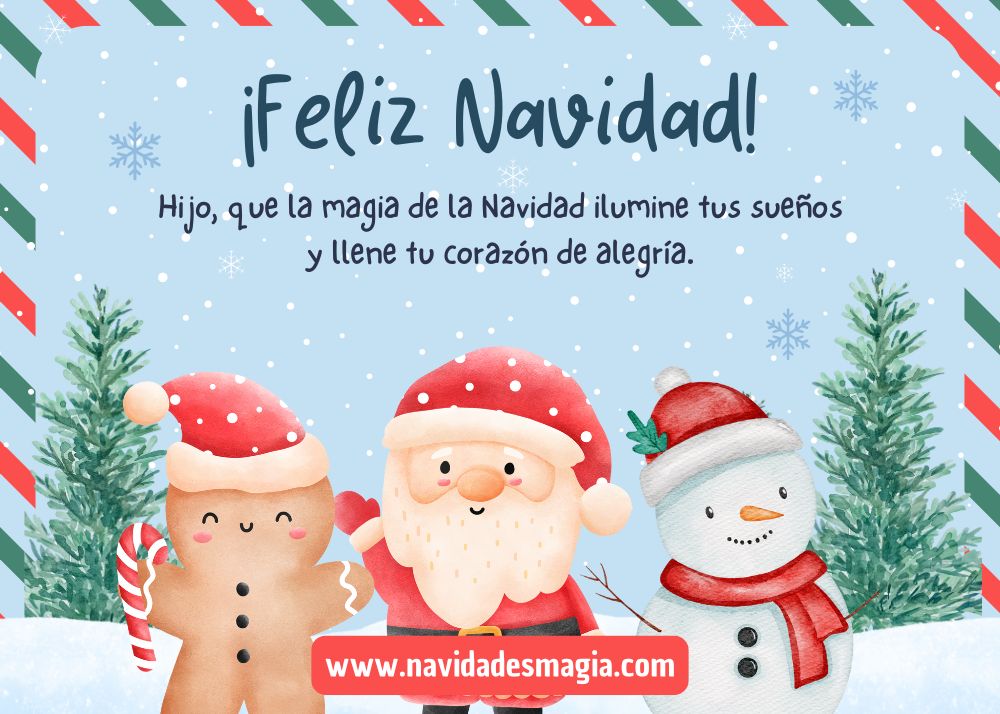 mensajes navideños para dedicar a los hijos