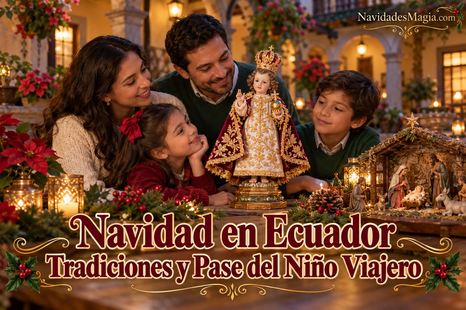 Portada de la guía de Navidad en Ecuador